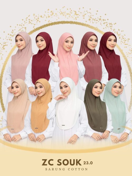 ZC Tudung Sarung COTTON 23.0